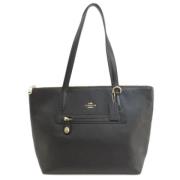 Pre-owned Leather totes Coach Pre-owned , Black , Dames