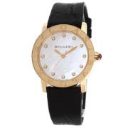 Pre-owned Rose Gold watches Bvlgari Vintage , White , Dames