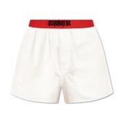 Katoenen Boxershorts Dsquared2 , White , Dames