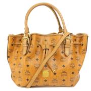 Pre-owned Leather totes MCM Pre-owned , Brown , Dames