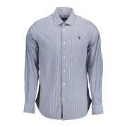 Elegante Slim Fit Overhemd met Lange Mouwen U.s. Polo Assn. , Blue , H...