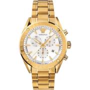 V-Chrono Chronograaf Horloge Versace , Yellow , Heren