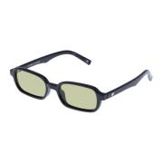 Zwart Groen Tint Zonnebril Le Specs , Black , Unisex