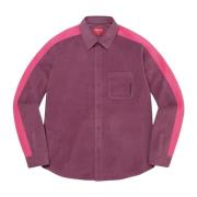 Beperkte oplage Polartec Shirt Licht pruim Supreme , Purple , Heren