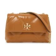 Diamantquilted Kleine Schoudertas Tory Burch , Brown , Dames