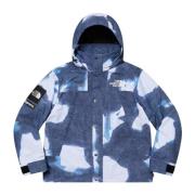 Limited Edition Denim Print Mountain Jacket Supreme , Blue , Heren