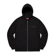 Zwarte Globe Rits Hoodie Beperkte Oplage Supreme , Black , Heren