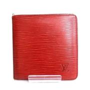 Pre-owned Fabric wallets Louis Vuitton Vintage , Red , Dames