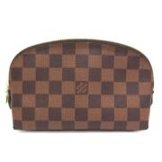 Pre-owned Canvas pouches Louis Vuitton Vintage , Brown , Dames