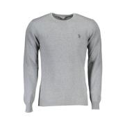 Luxe Crew Neck Sweater U.s. Polo Assn. , Gray , Heren