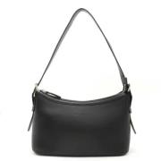 Pre-owned Leather shoulder-bags Burberry Vintage , Black , Dames