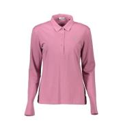 Elegante Roze Lange Mouw Polo Shirt U.s. Polo Assn. , Pink , Dames