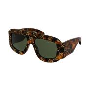 Stijlvolle zonnebril in Havana Gucci , Multicolor , Unisex