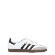 Witte Leren Samba Sneaker Adidas Originals , White , Dames