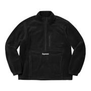 Beperkte oplage Half Zip Pullover Zwart Supreme , Black , Heren