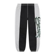 Zwart Paneel Sweatpant Beperkte Oplage Supreme , Black , Heren