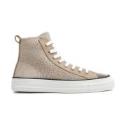 Stijlvolle Damessneakers Brunello Cucinelli , Beige , Dames