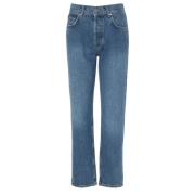 Marineblauwe Jeans A-06-10010 Anine Bing , Blue , Dames