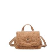 Faux Fur Baby Postina Tas Zanellato , Brown , Dames