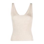 Stijlvolle Tops voor vrouwen Roberto Collina , Beige , Dames