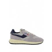 Vintage Stijl Heren Sneakers Grijs Blauw Autry , Gray , Heren