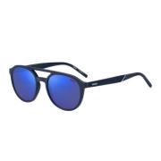 Moderne herenzonnebril met uniek design Hugo Boss , Blue , Unisex