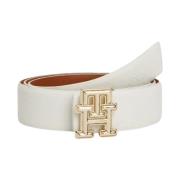 Dames Logo Bombe Riem Tommy Hilfiger , White , Dames