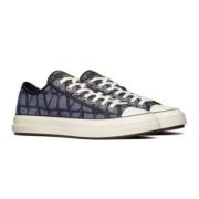 Iconographe Canvas Sneakers Valentino , Blue , Heren