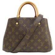 Pre-owned Canvas louis-vuitton-bags Louis Vuitton Vintage , Brown , Da...