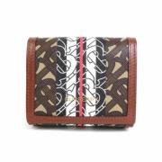 Pre-owned Canvas wallets Burberry Vintage , Brown , Dames