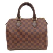 Pre-owned Canvas handbags Louis Vuitton Vintage , Brown , Dames