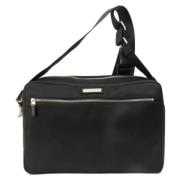 Pre-owned Nylon shoulder-bags Burberry Vintage , Black , Dames