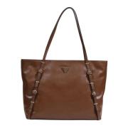 Levia Tote Tas Herfst/Winter Collectie Guess , Brown , Dames