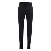 Stretch katoenen broek met zakken Dolce & Gabbana , Black , Heren