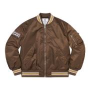 Beperkte oplage Bruine Ma-1 jas Supreme , Brown , Heren