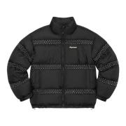 Beperkte oplage Studded Puffer Jacket Zwart Supreme , Black , Heren