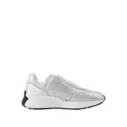 Leather sneakers Alexander McQueen , Gray , Heren