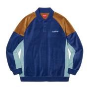 Beperkte Editie Velours Polo Donker Koninklijk Supreme , Blue , Heren