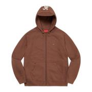 Donkerbruine Zip Up Hoodie Limited Edition Supreme , Brown , Heren