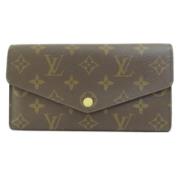 Pre-owned Canvas wallets Louis Vuitton Vintage , Brown , Dames