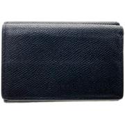 Pre-owned Leather wallets Burberry Vintage , Black , Dames