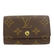 Pre-owned Canvas key-holders Louis Vuitton Vintage , Brown , Dames