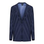 Stijlvolle Jassen voor Mannen Giorgio Armani , Blue , Dames