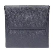 Pre-owned Leather wallets Hermès Vintage , Black , Dames