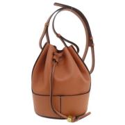 Pre-owned Leather shoulder-bags Loewe Pre-owned , Brown , Dames