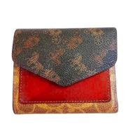 Pre-owned Canvas wallets Coach Pre-owned , Brown , Dames