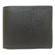 Pre-owned Leather wallets Louis Vuitton Vintage , Black , Dames