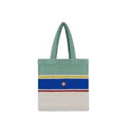 Multicolor Gehaakte Shopper Tas Casablanca , Multicolor , Dames