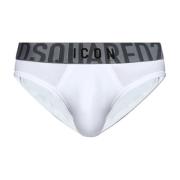 Slips met logo Dsquared2 , White , Heren