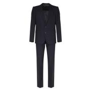 Blauwe Jurken 2ButtonsSuit Dolce & Gabbana , Blue , Heren